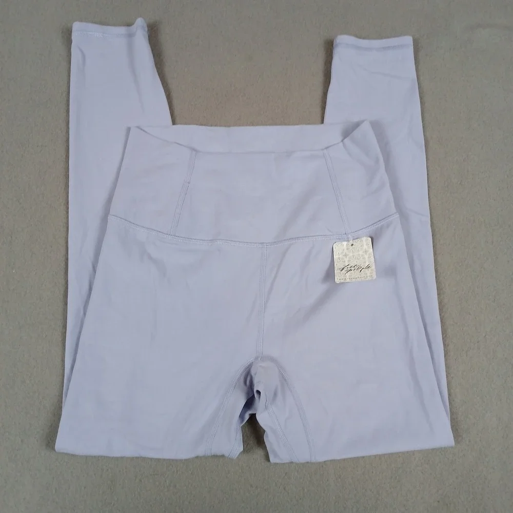 NWT Free People Movement Women's Small FP Never Better Leggings in Platinum Tint